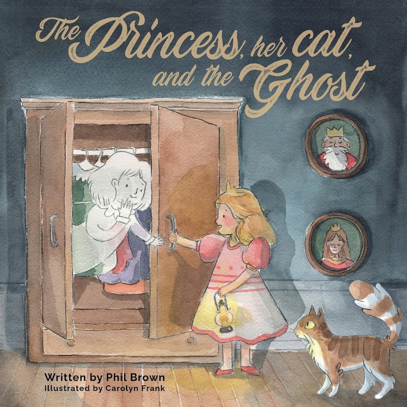 Front cover_The Princess, Her Cat, And The Ghost.