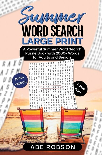 Front cover_Summer Word Search Large Print