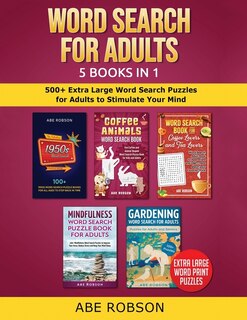 Front cover_Word Search for Adults 5 Books in 1