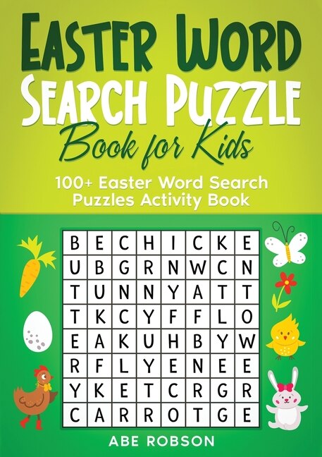 Front cover_Easter Word Search Puzzle Book for Kids
