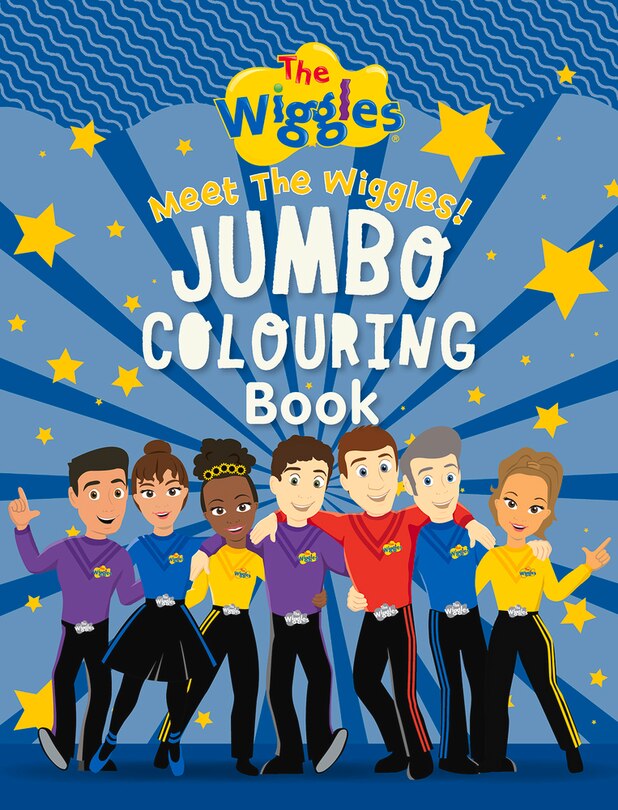 Front cover_Meet The Wiggles! Jumbo Colouring Book