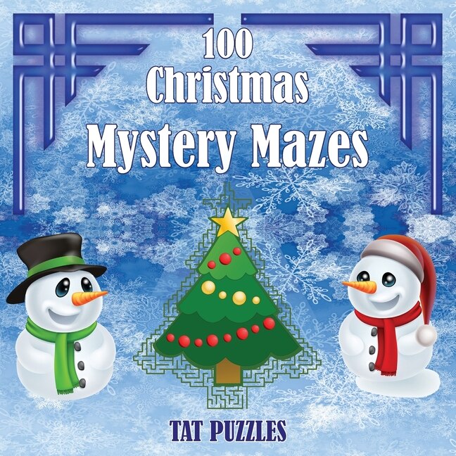 Front cover_100 Christmas Mystery Mazes