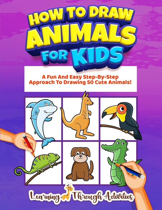 Front cover_How To Draw Animals For Kids