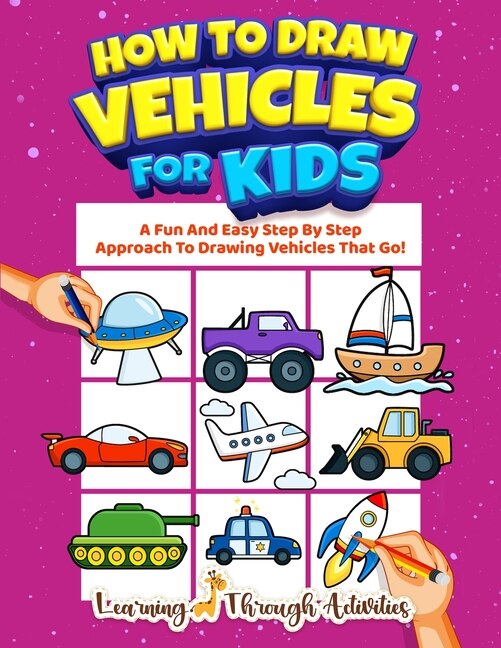 Front cover_How To Draw Vehicles For Kids
