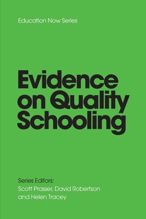 Front cover_EVIDENCE on QUALITY SCHOOLING