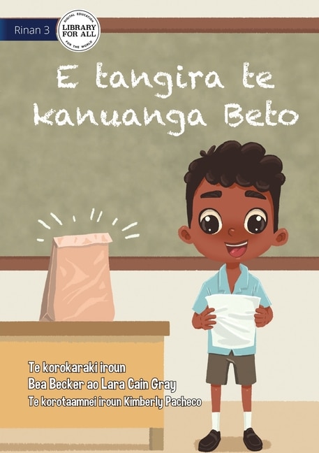 Front cover_Beto Wants the Prize - E tangira te kanuanga Beto (Te Kiribati)