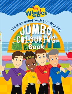 The Wiggles: Time at Home with The Wiggles: Jumbo Colouring Book