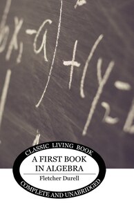 Couverture_A First Book in Algebra