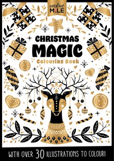 Front cover_Christmas Magic Colouring Book