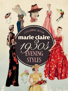 Front cover_Marie Claire 1930s Evening Styles Coloring Book