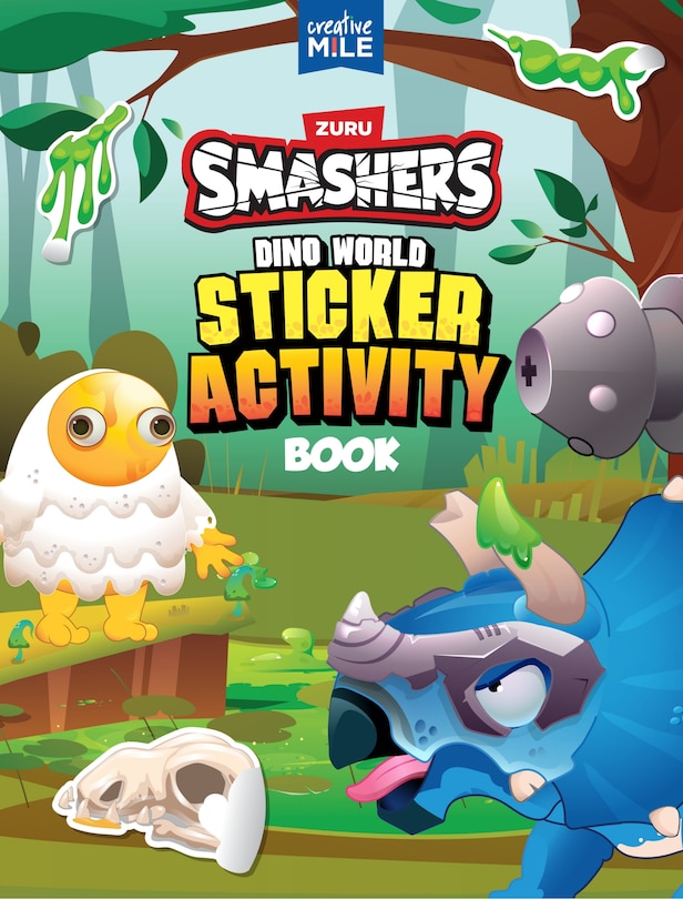 Couverture_Smashers Dino World Sticker Activity Book