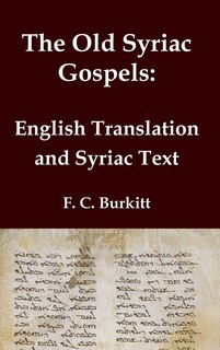 Front cover_The Old Syriac Gospels - English Translation and Syriac Text