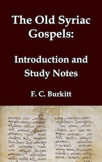 Front cover_The Old Syriac Gospels - Introduction and Study Notes