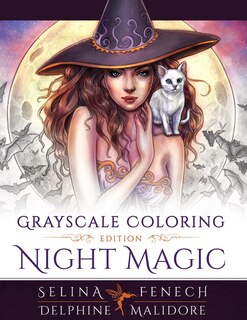 Couverture_Night Magic - Grayscale Coloring Edition