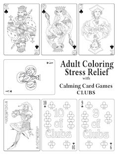 Front cover_Adult Coloring Stress Relief with Calming Card Games