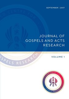 Front cover_Journal of Gospels and Acts Research