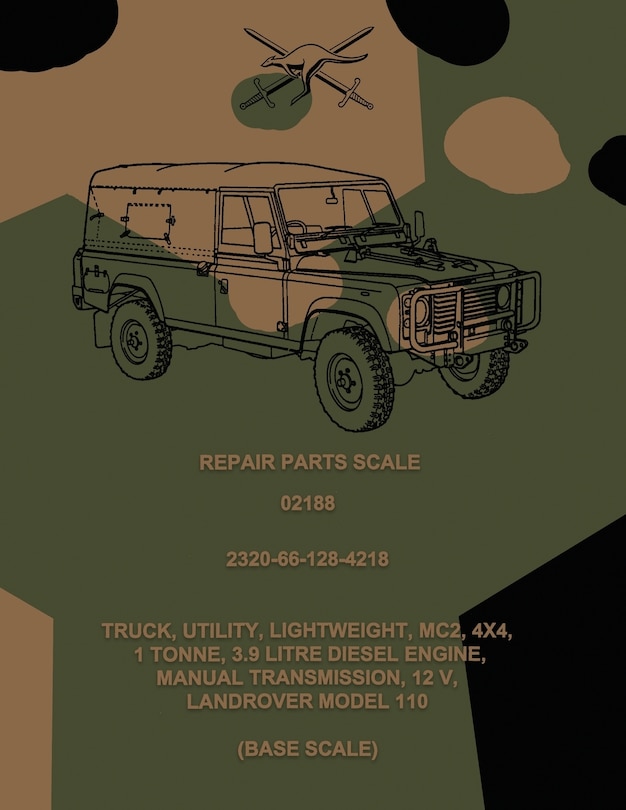 Front cover_Repair Parts Scale, Truck, Utility, Lightweight, MC2, 4x4, Land Rover Model 110 (Base Scale)