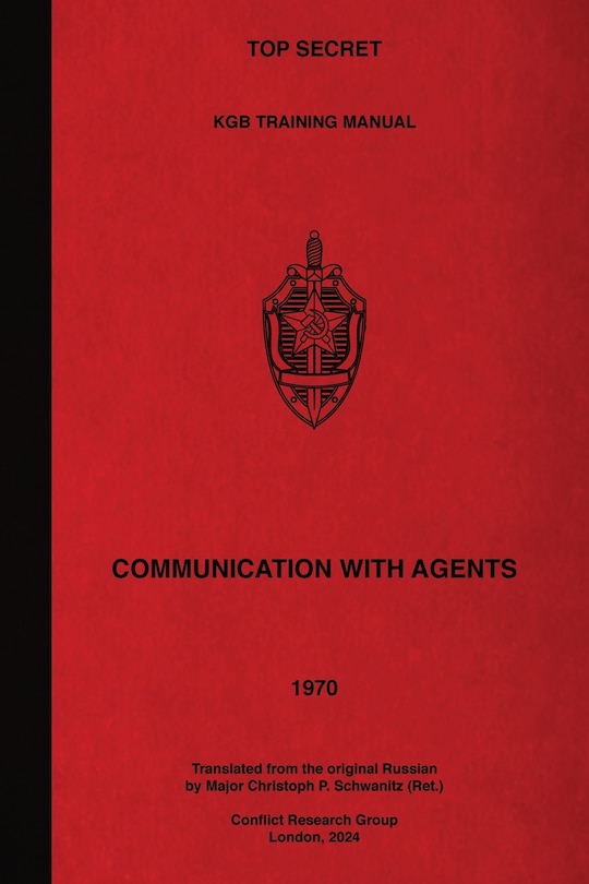 Front cover_Top Secret KGB Training Manual Communication With Agents