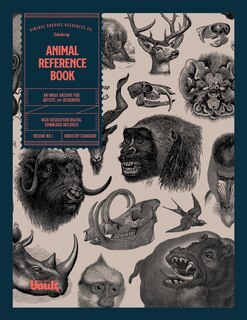 Front cover_Animal Reference Book for Tattoo Artists, Illustrators and Designers