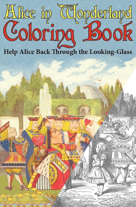 Alice In Wonderland Coloring Book: Help Alice Back Through The Looking-glass (abridged) (engage Books)