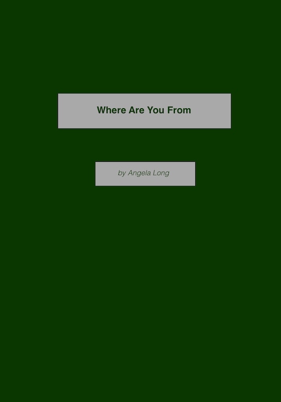 Front cover_Where Are You From?