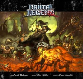 Front cover_The Art Of Brütal Legend