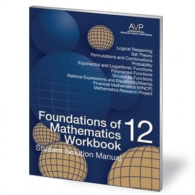 Front cover_Foundations of Mathematics 12 Workbook Student Solution Manual