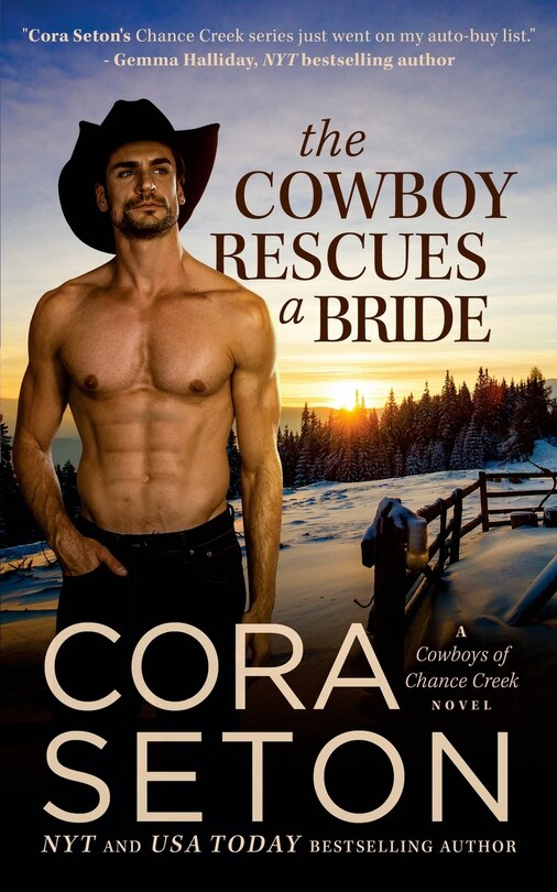 Front cover_The Cowboy Rescues a Bride