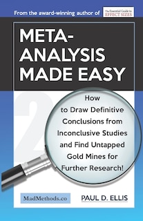 Front cover_Meta-Analysis Made Easy
