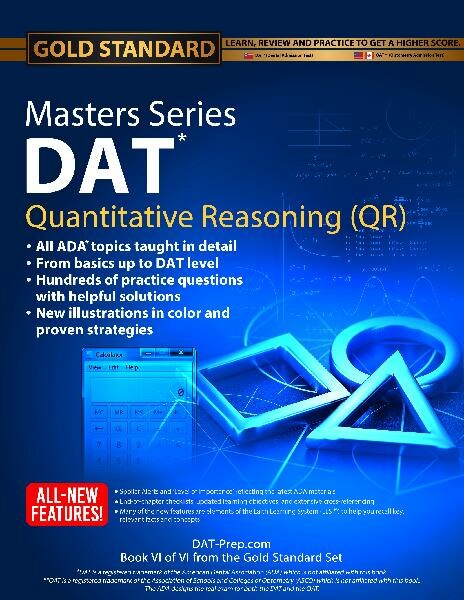 Front cover_DAT Masters Series Quantitative Reasoning
