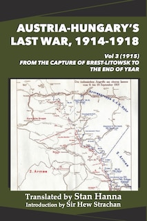 Front cover_Austria-Hungary's Last War, 1914-1918 Vol 3 (1915)