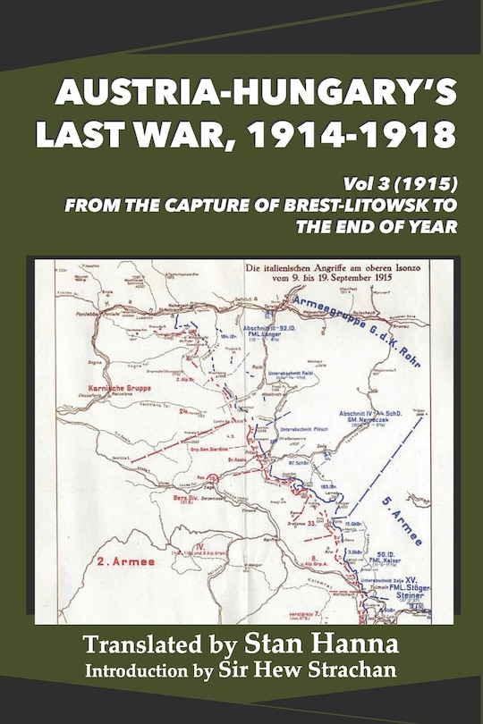Front cover_Austria-Hungary's Last War, 1914-1918 Vol 3 (1915)