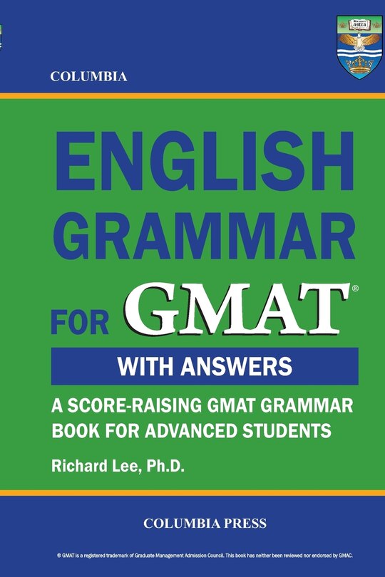 Front cover_Columbia English Grammar for GMAT