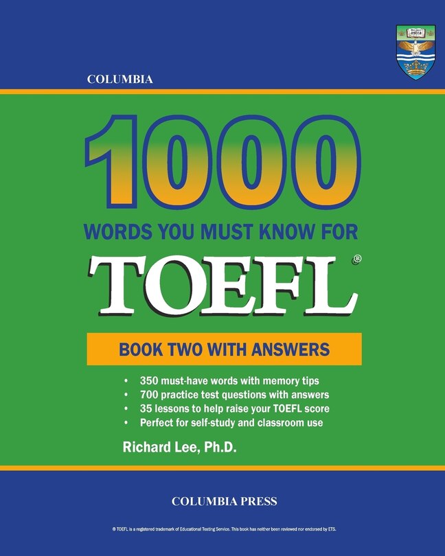Front cover_Columbia 1000 Words You Must Know for TOEFL