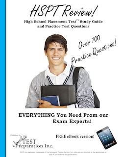 Front cover_HSPT Review! High School Placement Test Study Guide and Practice Test Questions
