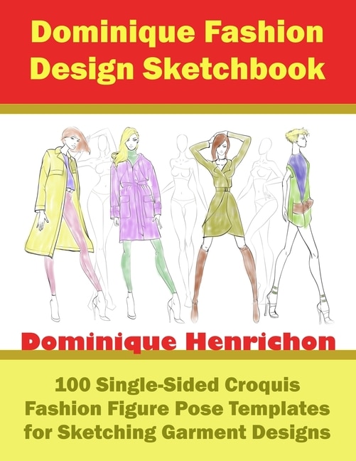 Front cover_Dominique Fashion Design Sketchbook