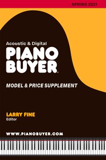Couverture_Piano Buyer Model & Price Supplement / Spring 2021
