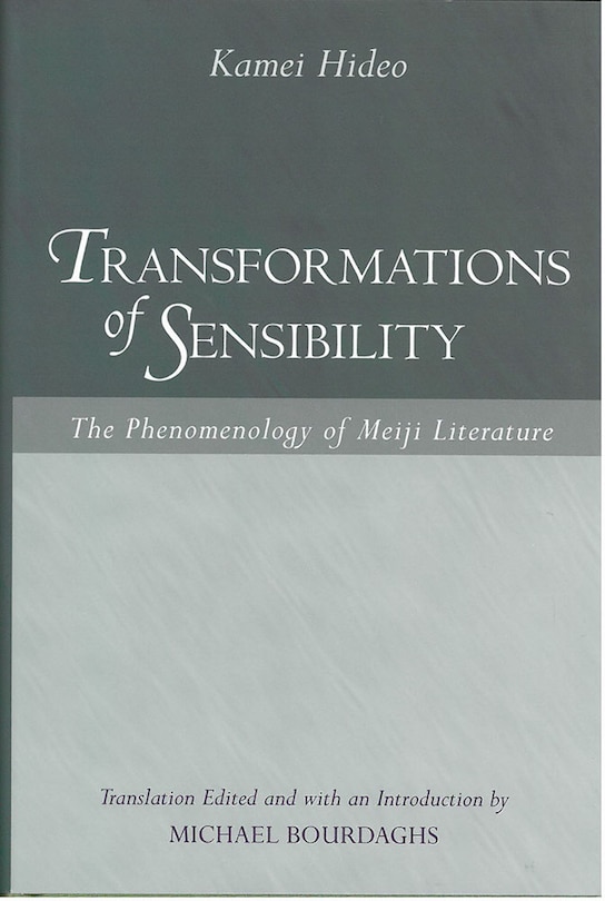 Front cover_Transformations Of Sensibility