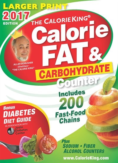 Couverture_The CalorieKing Calorie, Fat & Carbohydrate Counter 2017