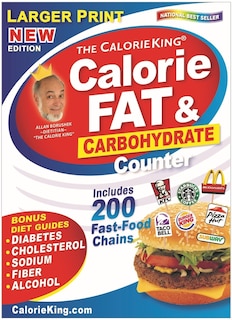 Front cover_Calorieking Larger Print Calorie, Fat & Carbohydrate Counter