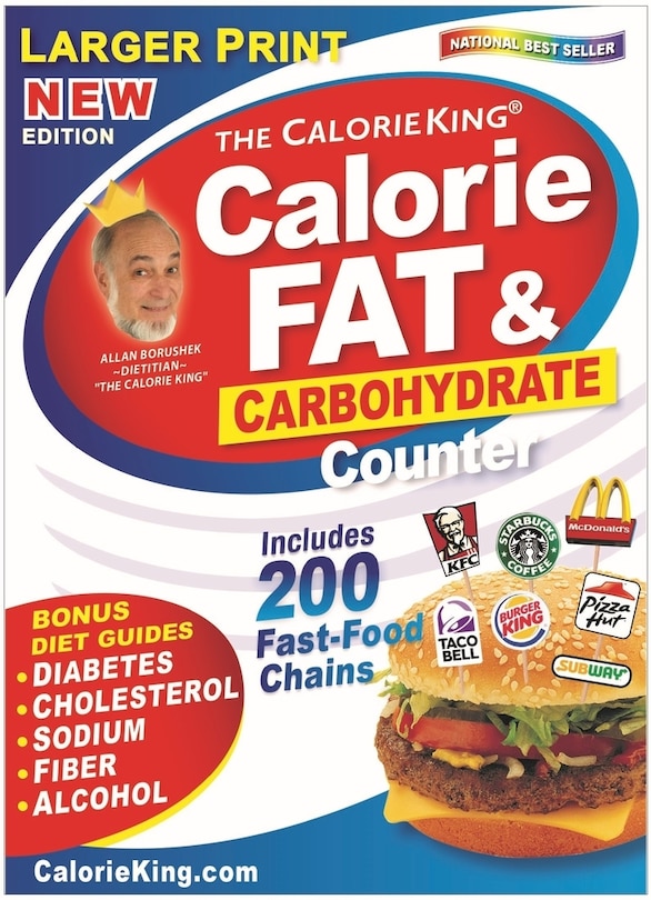 Front cover_Calorieking Larger Print Calorie, Fat & Carbohydrate Counter