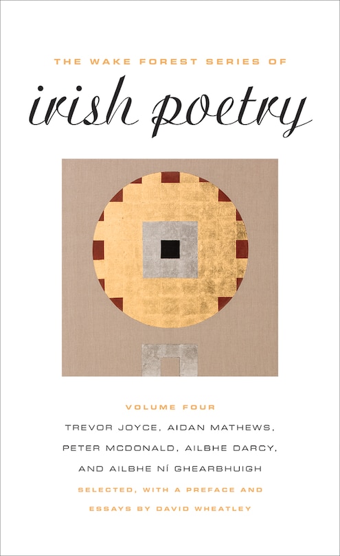 Couverture_The Wake Forest Series of Irish Poetry, Vol. IV