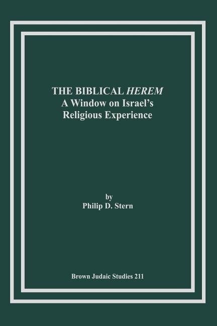 Front cover_The Biblical Herem