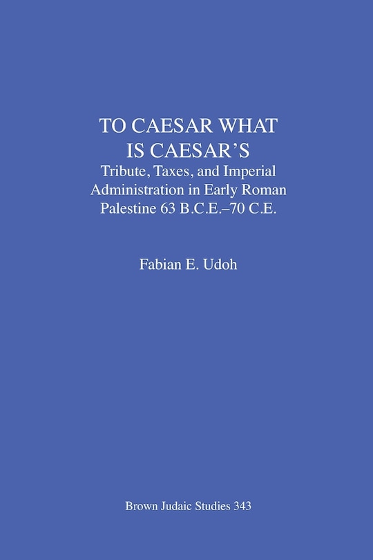 Front cover_To Caesar What Is Caesar's