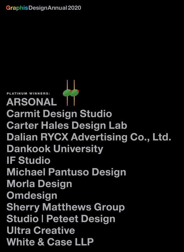 Couverture_Graphis Design Annual 2020