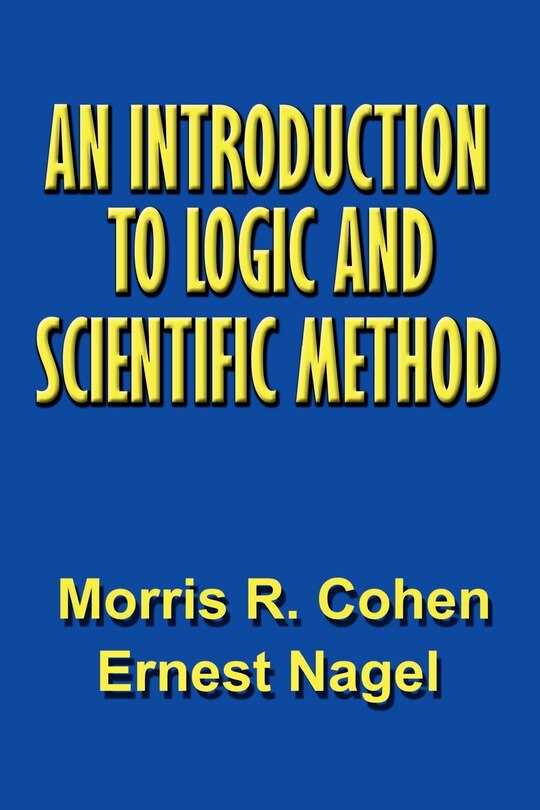 Front cover_An Introduction to Logic and Scientific Method
