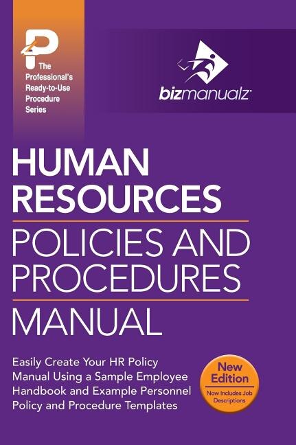 Front cover_Human Resources Policies and Procedures Manual