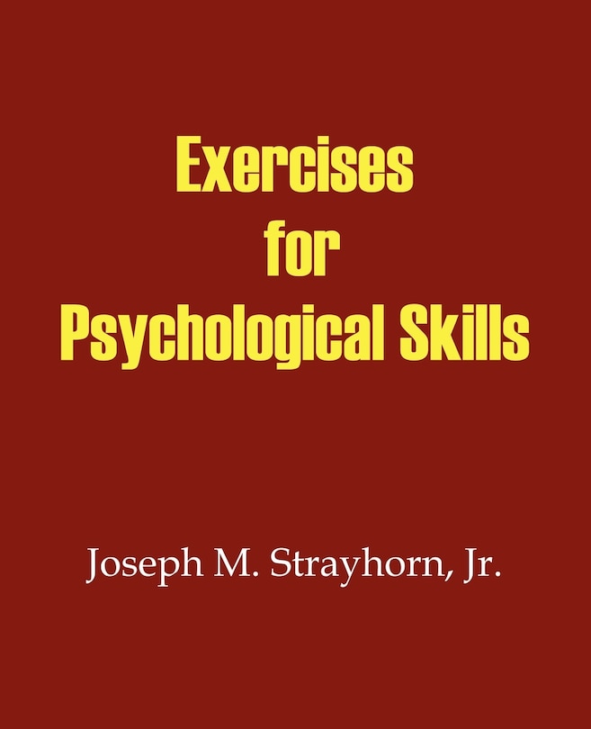 Front cover_Exercises for Psychological Skills