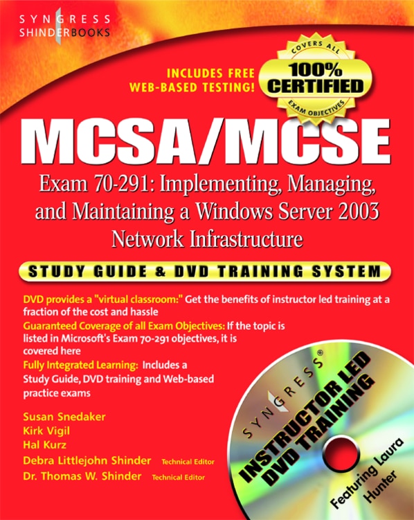 Front cover_MCSA/MCSE Implementing, Managing, and Maintaining a Microsoft Windows Server 2003 Network Infrastructure (Exam 70-291)