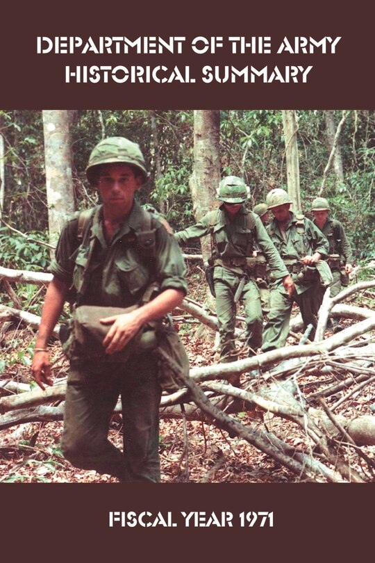 Front cover_Department of the Army Historical Summary